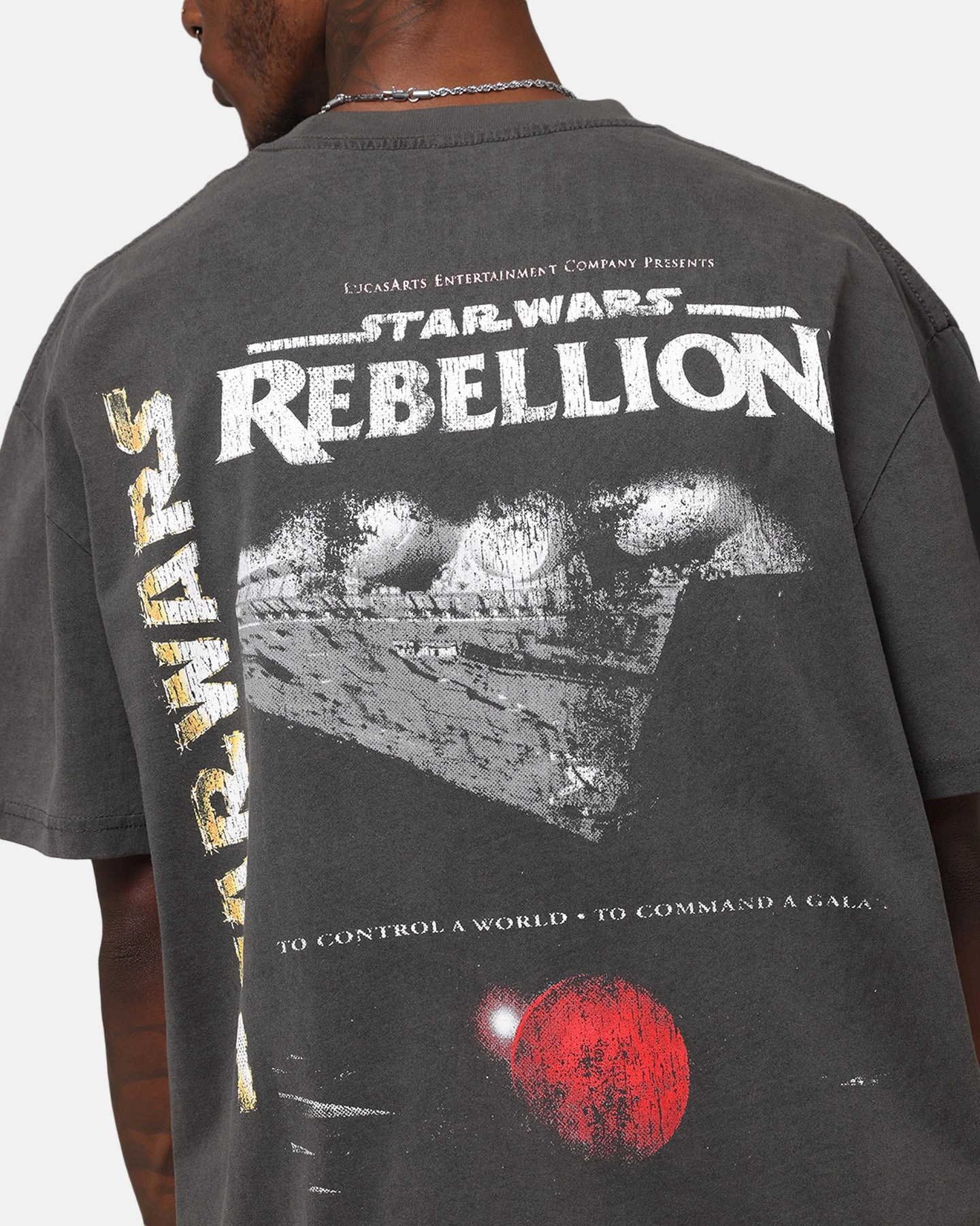 American Thrift Star Wars Battlefront Rebellion Heavy T-Shirt Black