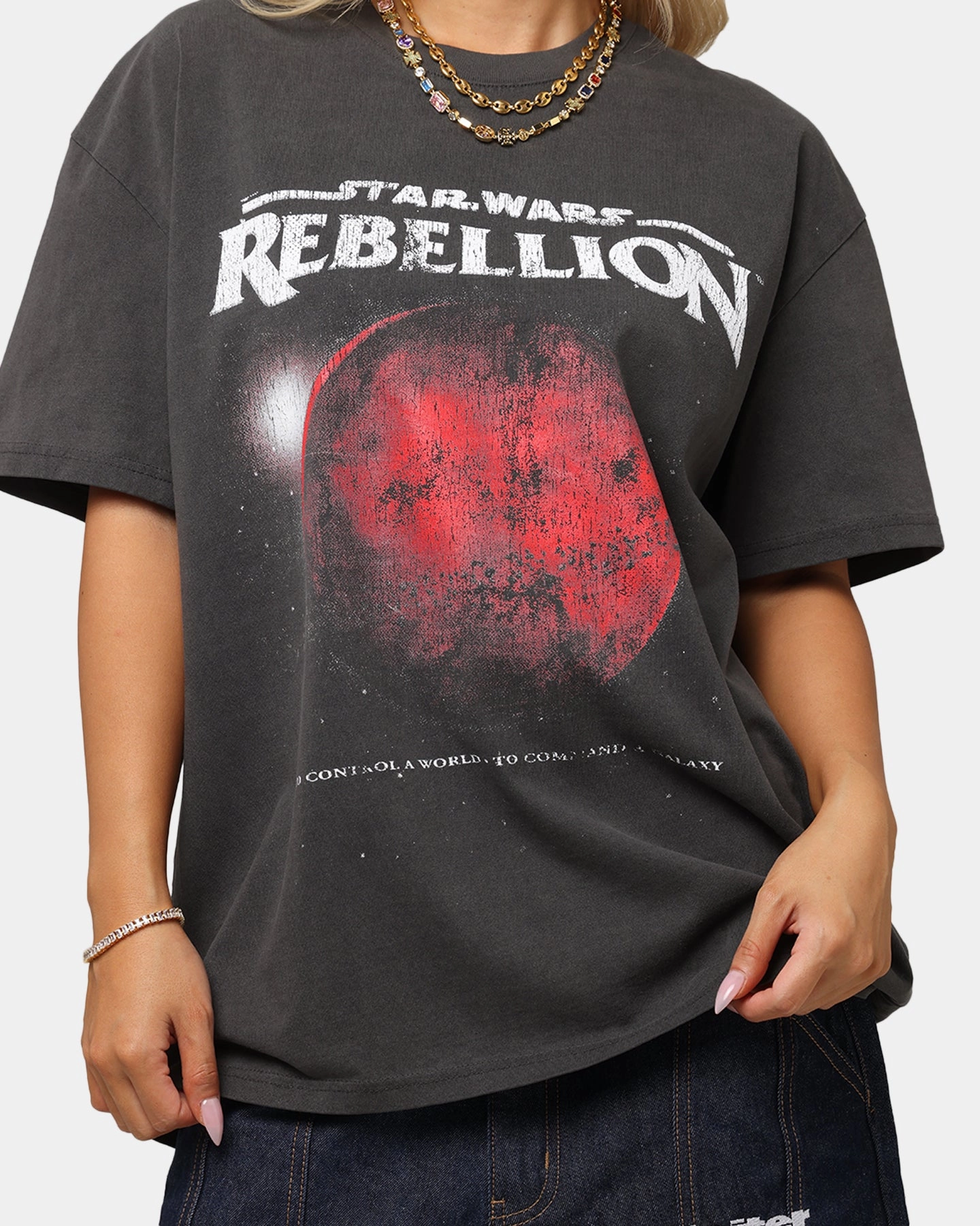 American Thrift Star Wars Battlefront Rebellion Heavy T-Shirt Black