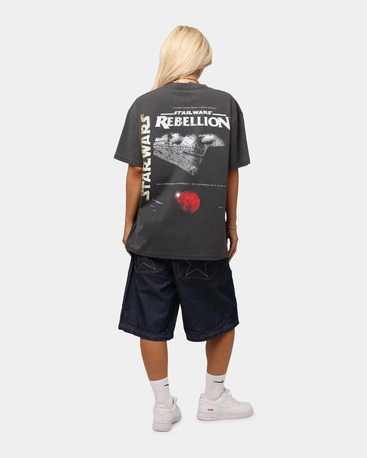 American Thrift Star Wars Battlefront Rebellion Heavy T-Shirt Black