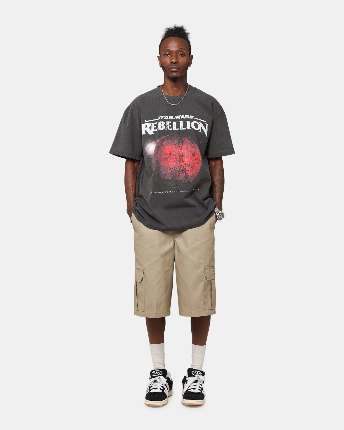 American Thrift Star Wars Battlefront Rebellion Heavy T-Shirt Black