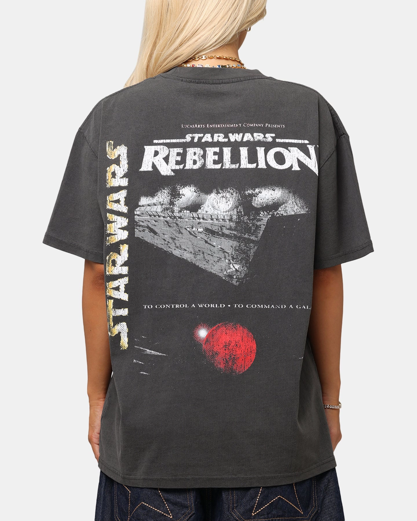 American Thrift Star Wars Battlefront Rebellion Heavy T-Shirt Black