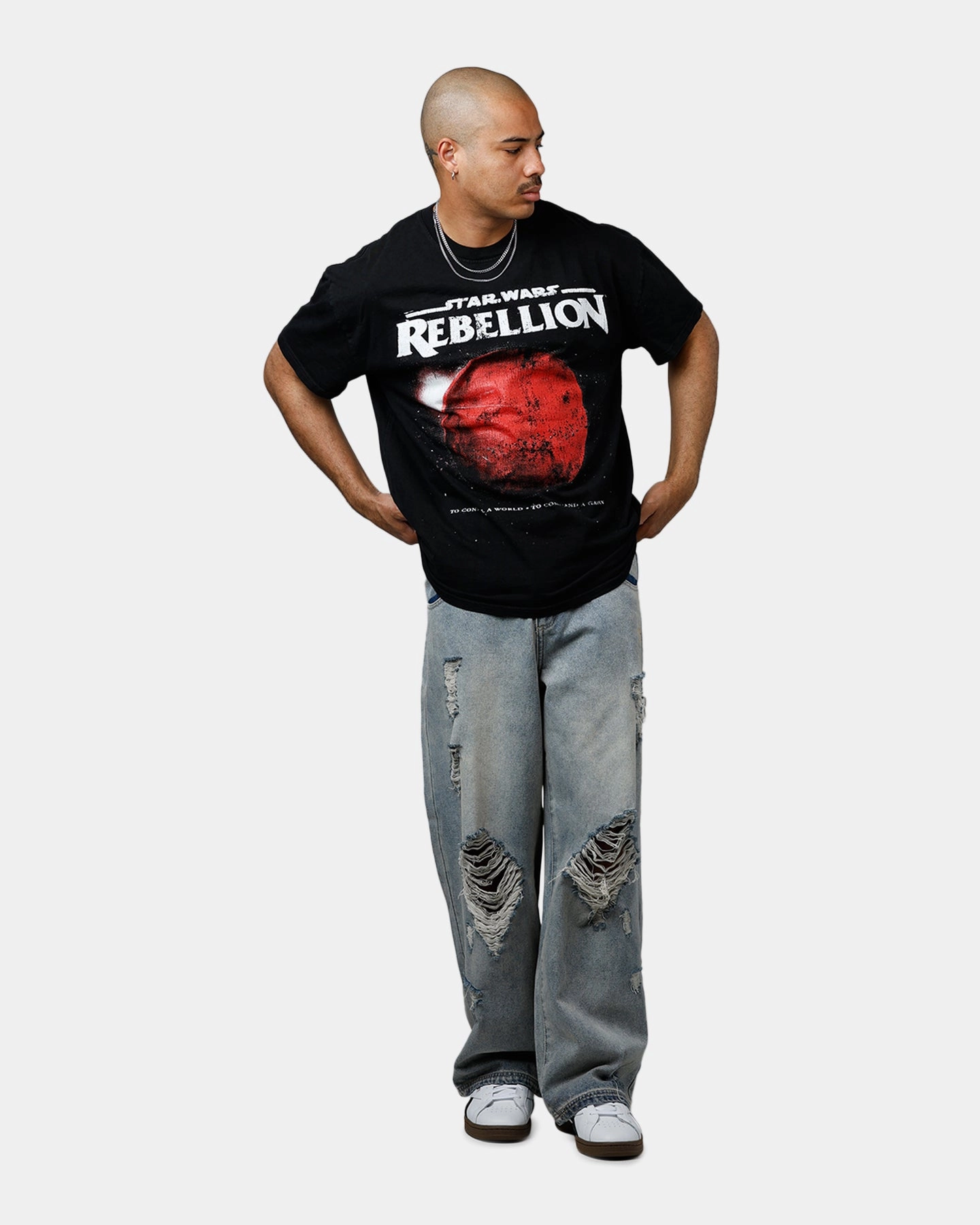 American Thrift Star Wars Battlefront Rebellion Heavyweight T-Shirt Black