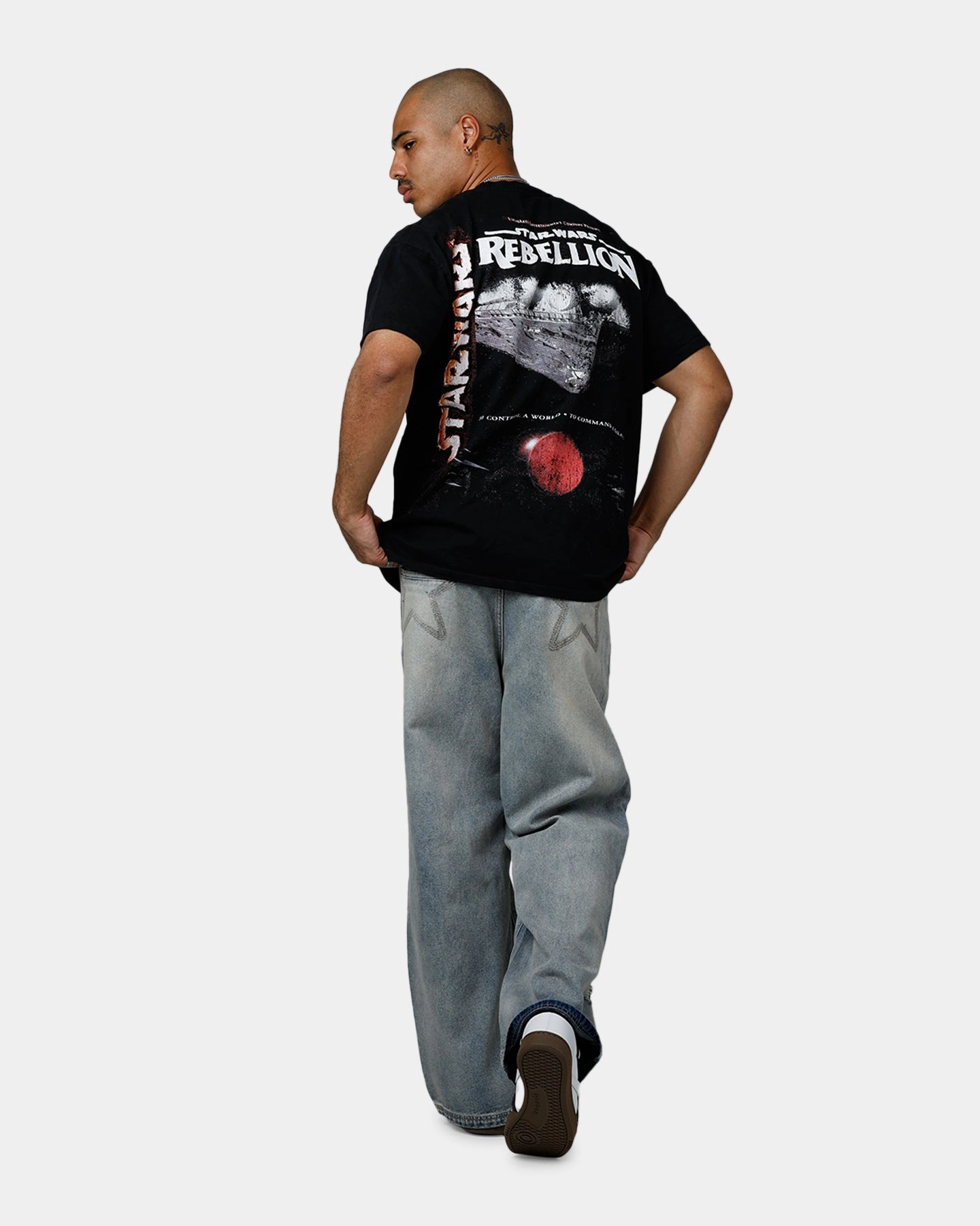 American Thrift Star Wars Battlefront Rebellion Heavyweight T-Shirt Black