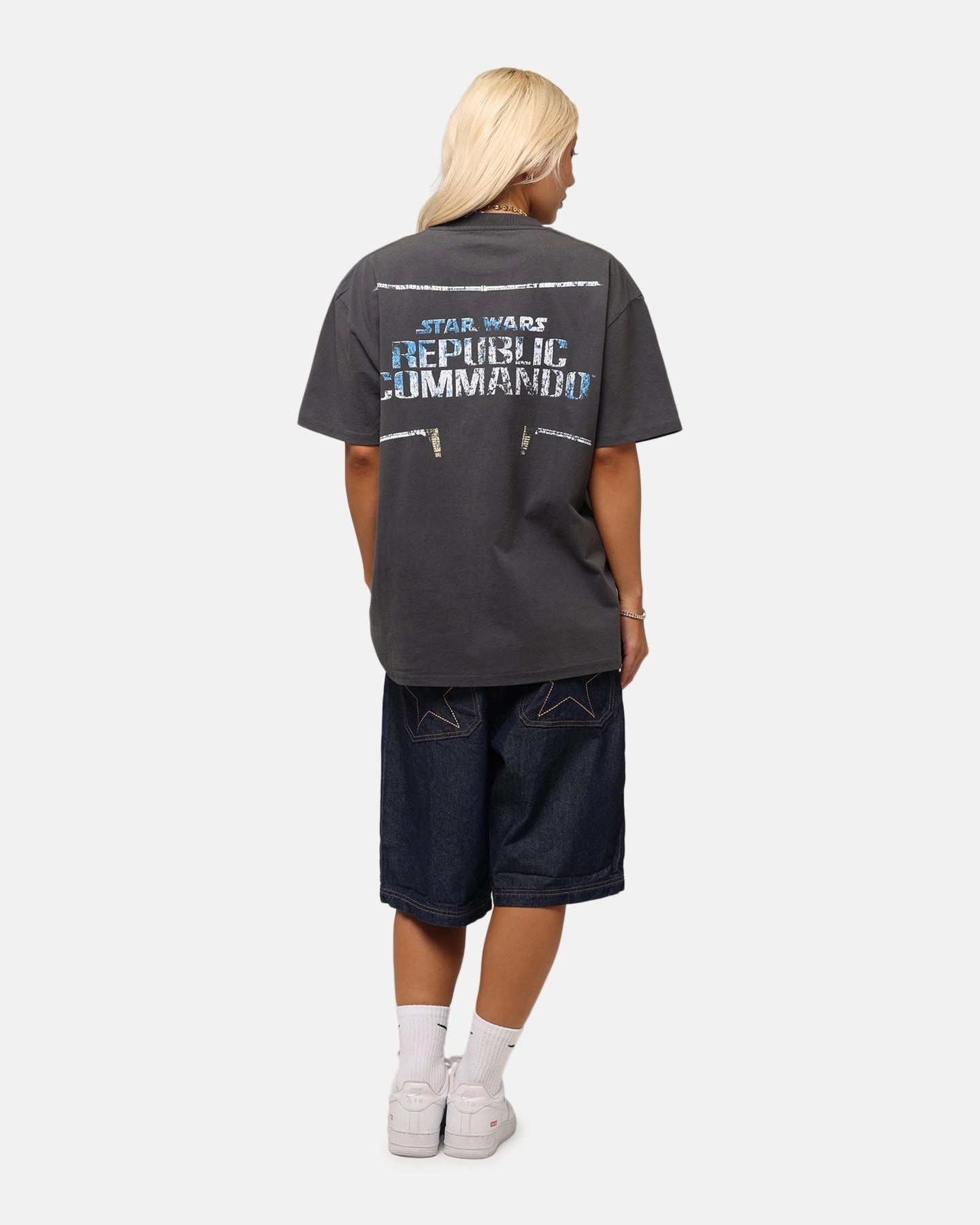 American Thrift Star Wars Battlefront Republic Commando Heavy T-Shirt Black Wash