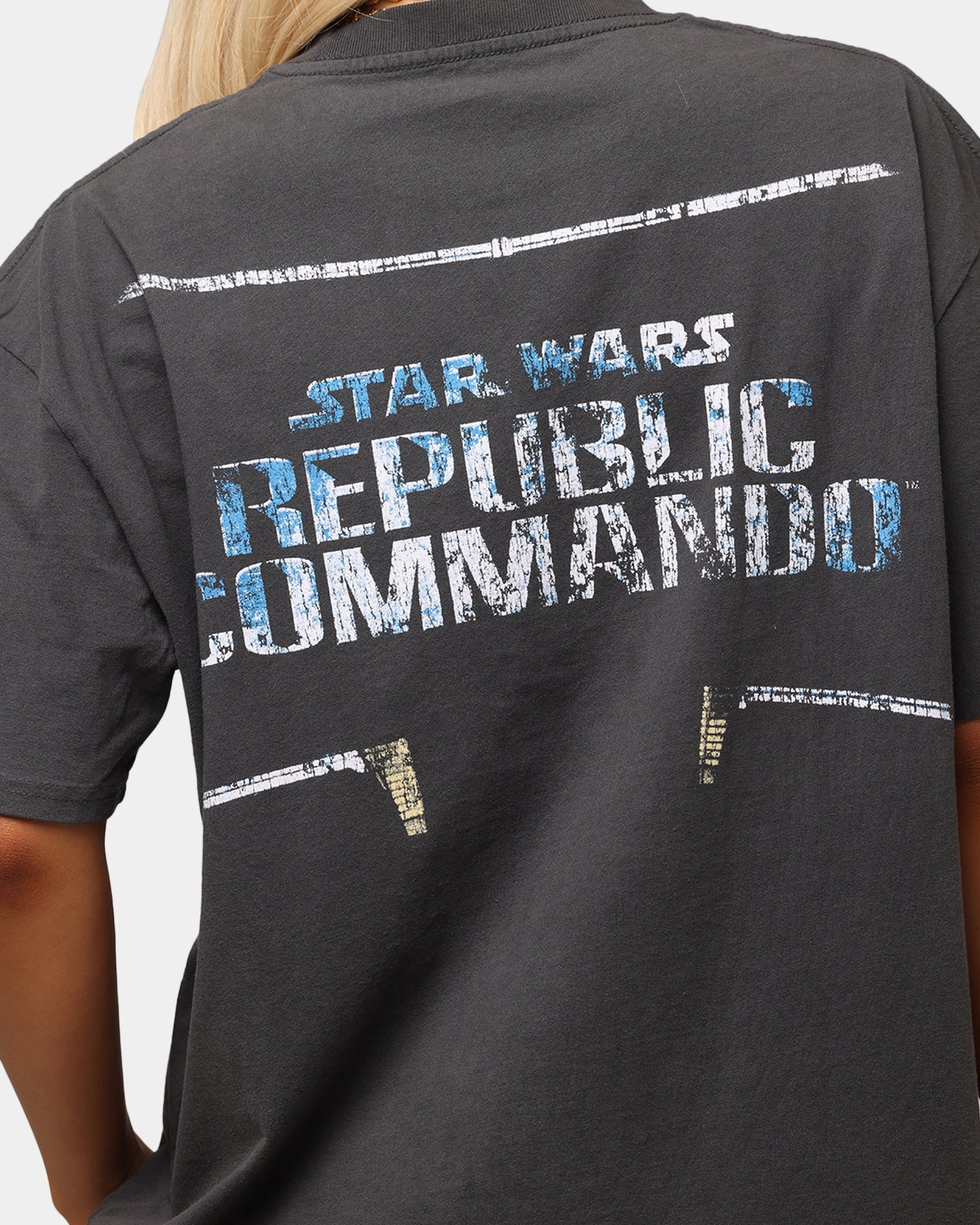 American Thrift Star Wars Battlefront Republic Commando Heavy T-Shirt Black Wash