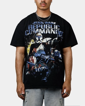 American Thrift Star Wars Battlefront Republic Commando Heavyweight T-Shirt Black