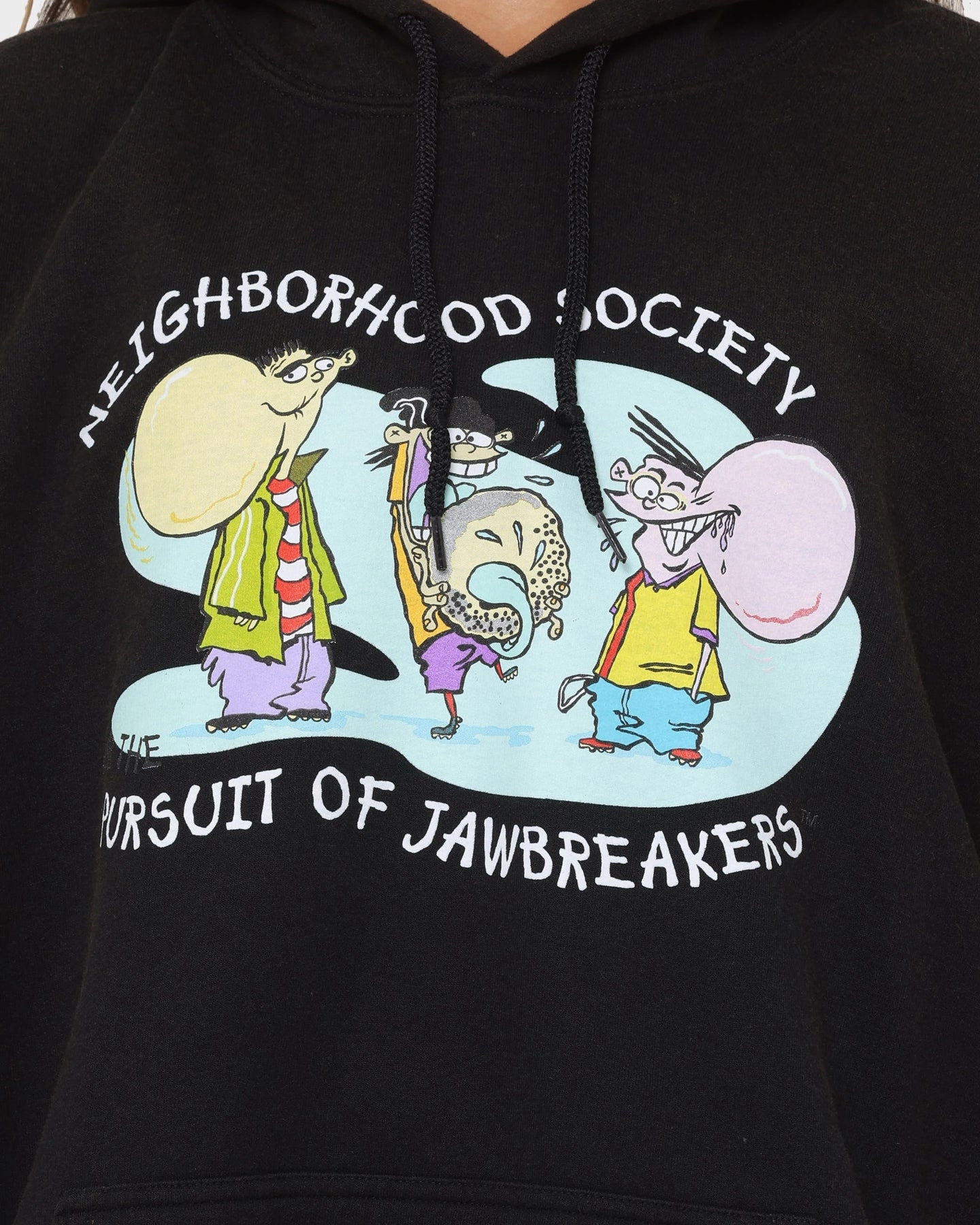 American Thrift X Ed. Edd n Eddy Jawbreaker Vintage Hoodie Black Wash