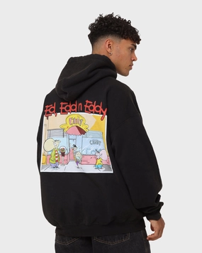 American Thrift X Ed. Edd n Eddy Jawbreaker Vintage Hoodie Black Wash