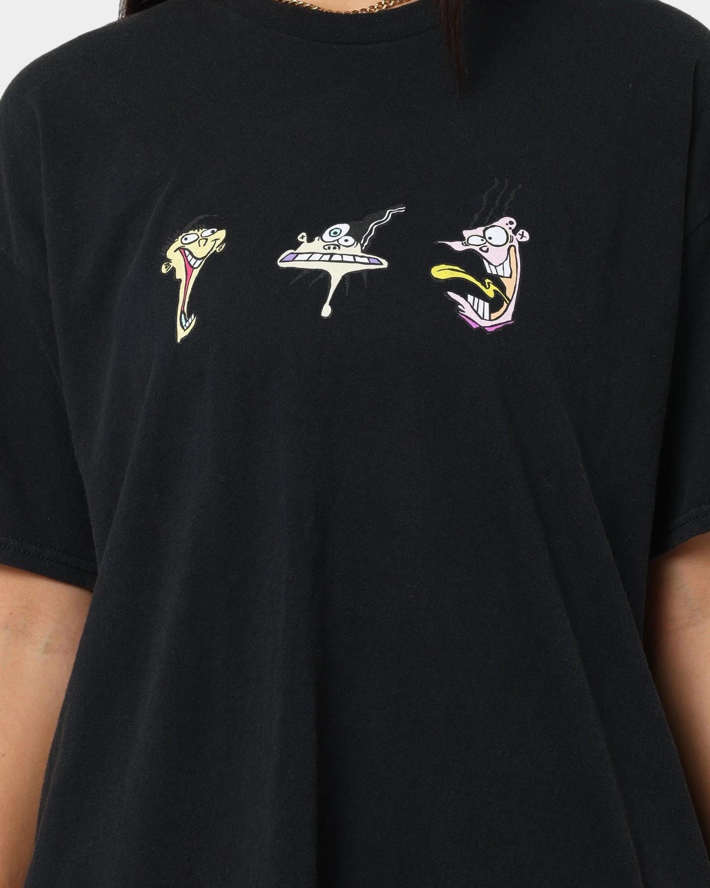 American Thrift X Ed. Edd n Eddy Whacked Vintage T-Shirt Black Wash