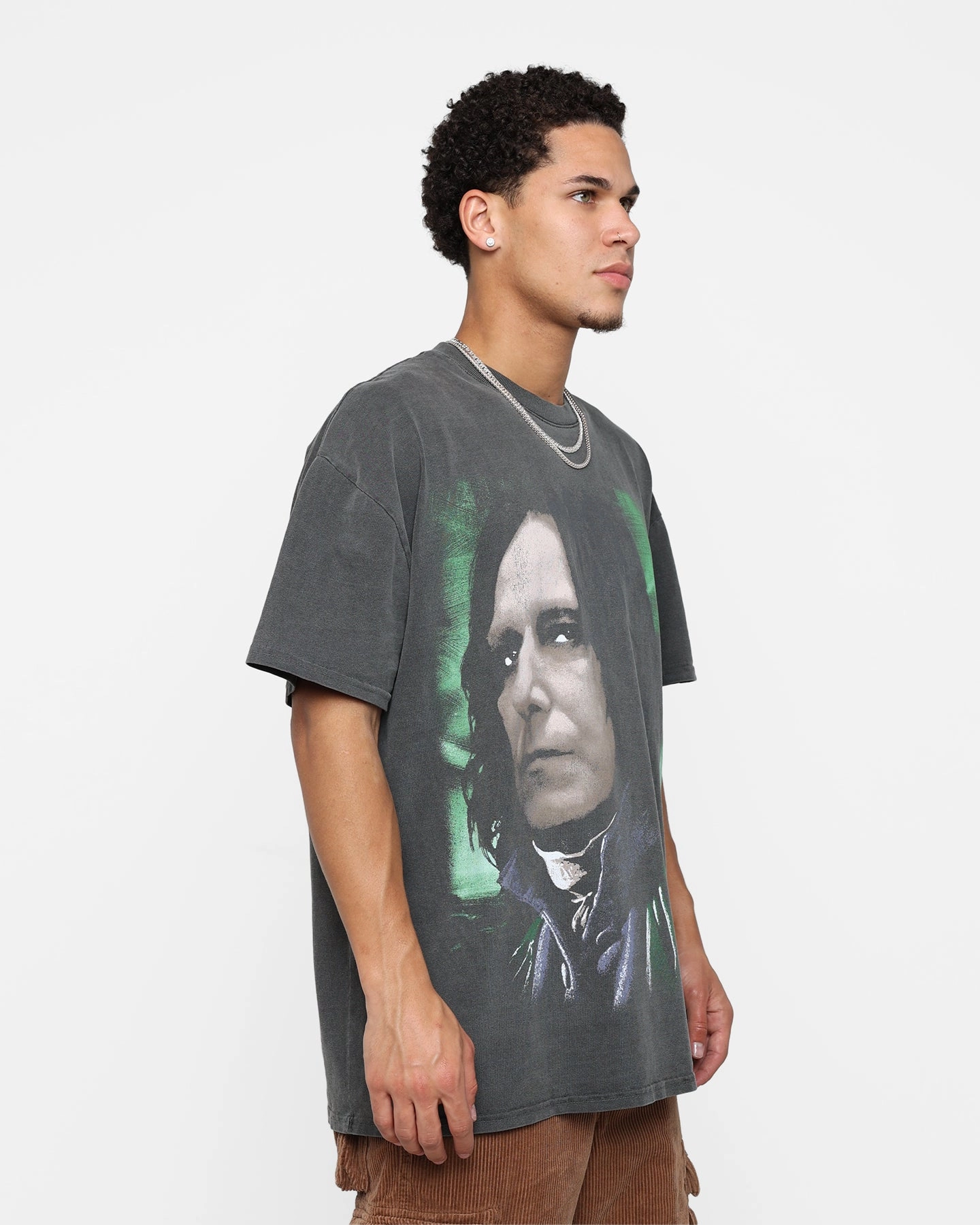 American Thrift X Harry Potter Snape Heavyweight Vintage T-Shirt Black Wash