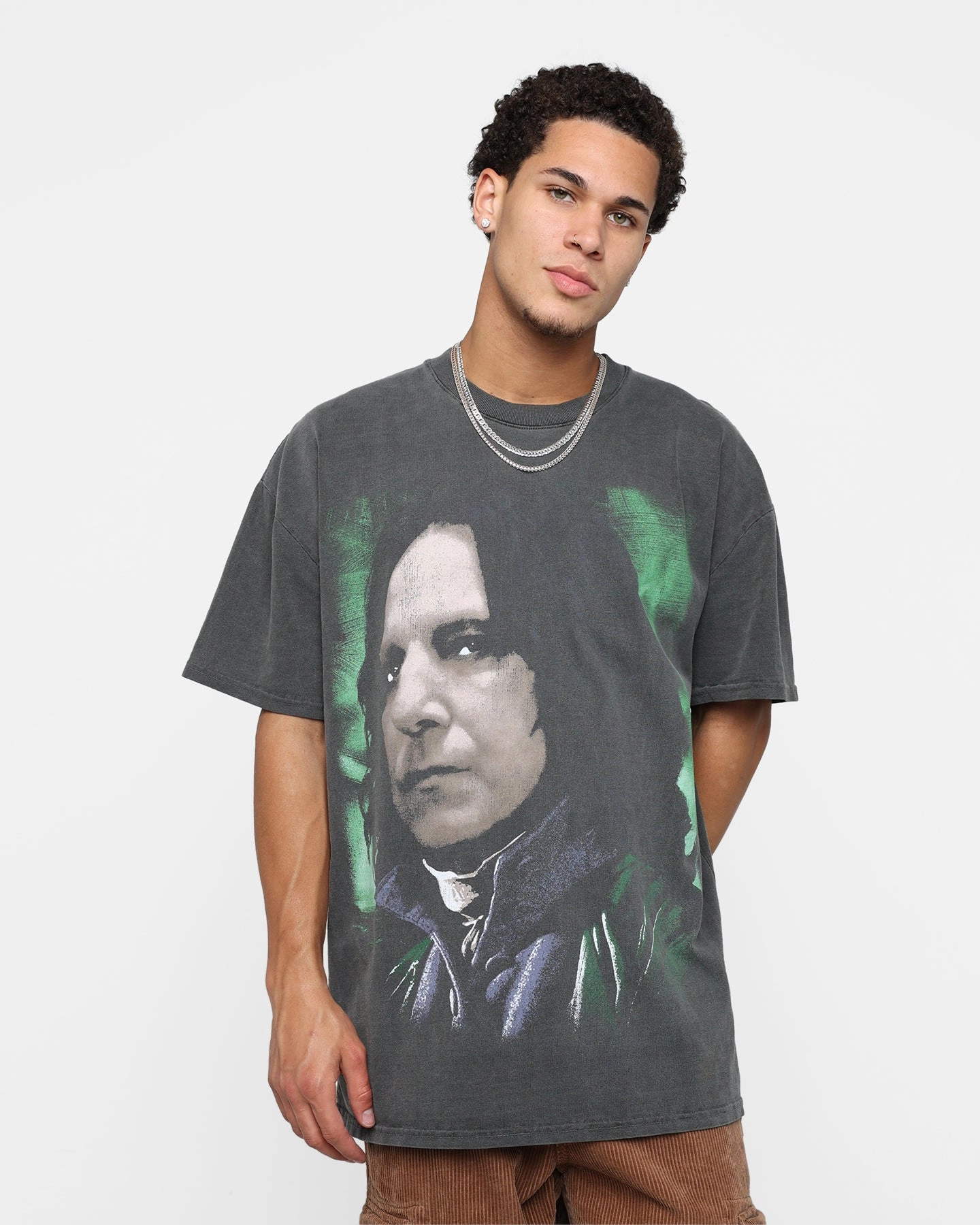 American Thrift X Harry Potter Snape Heavyweight Vintage T-Shirt Black Wash