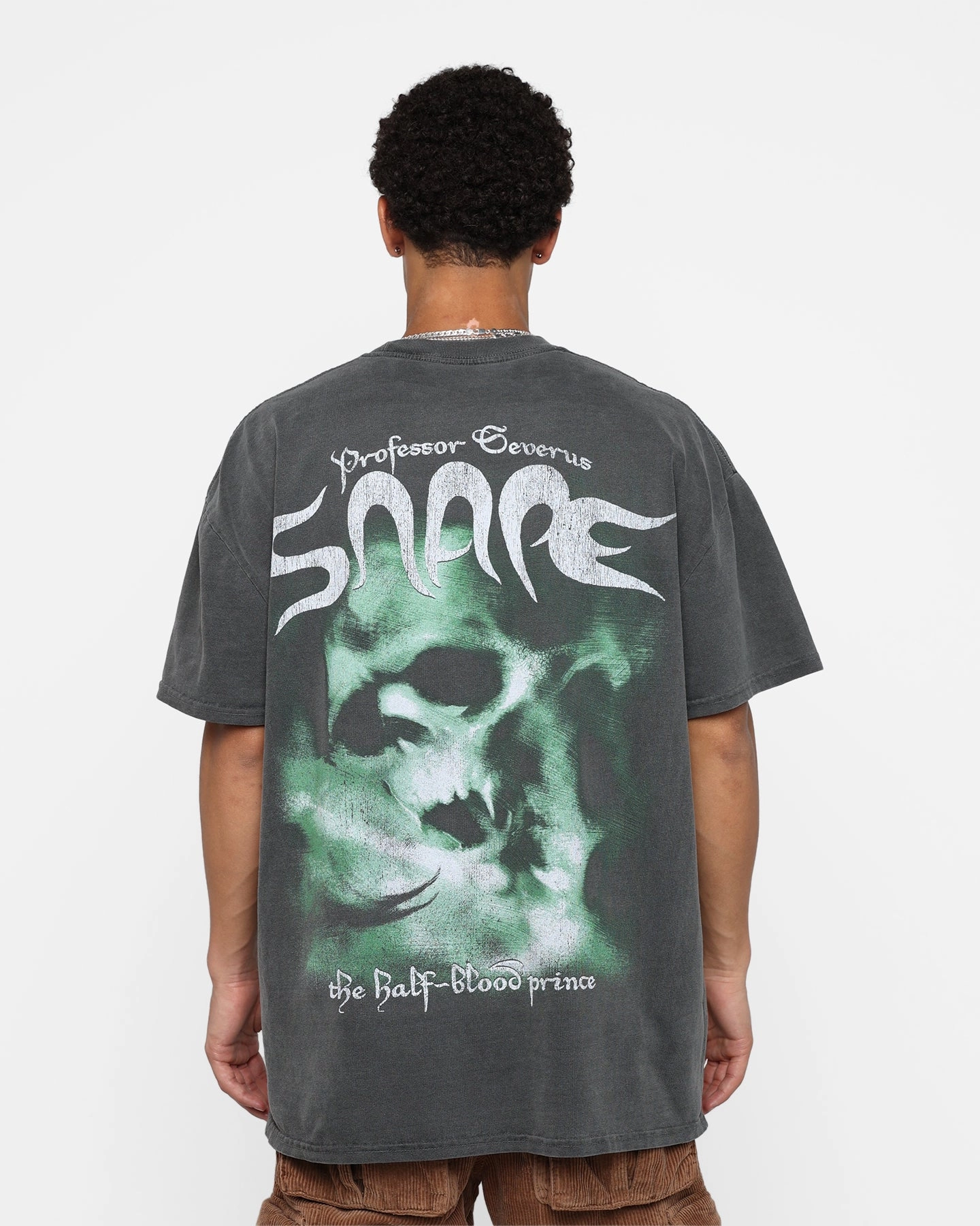 American Thrift X Harry Potter Snape Heavyweight Vintage T-Shirt Black Wash
