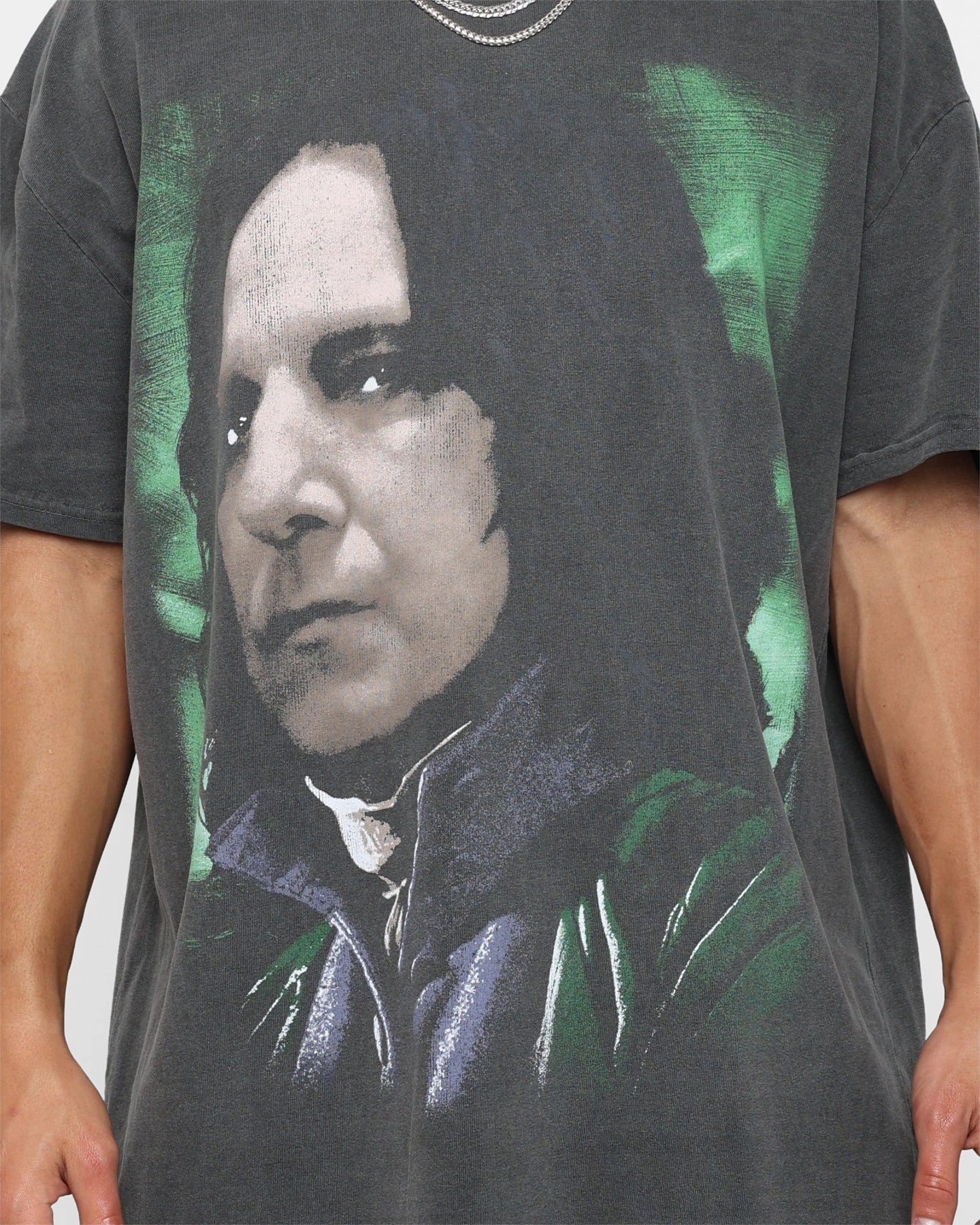 American Thrift X Harry Potter Snape Heavyweight Vintage T-Shirt Black Wash