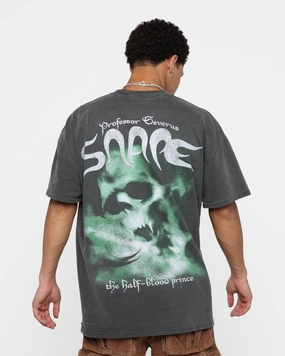 American Thrift X Harry Potter Snape Heavyweight Vintage T-Shirt Black Wash