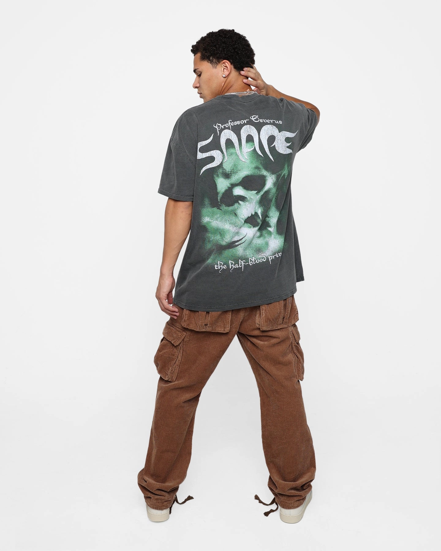 American Thrift X Harry Potter Snape Heavyweight Vintage T-Shirt Black Wash