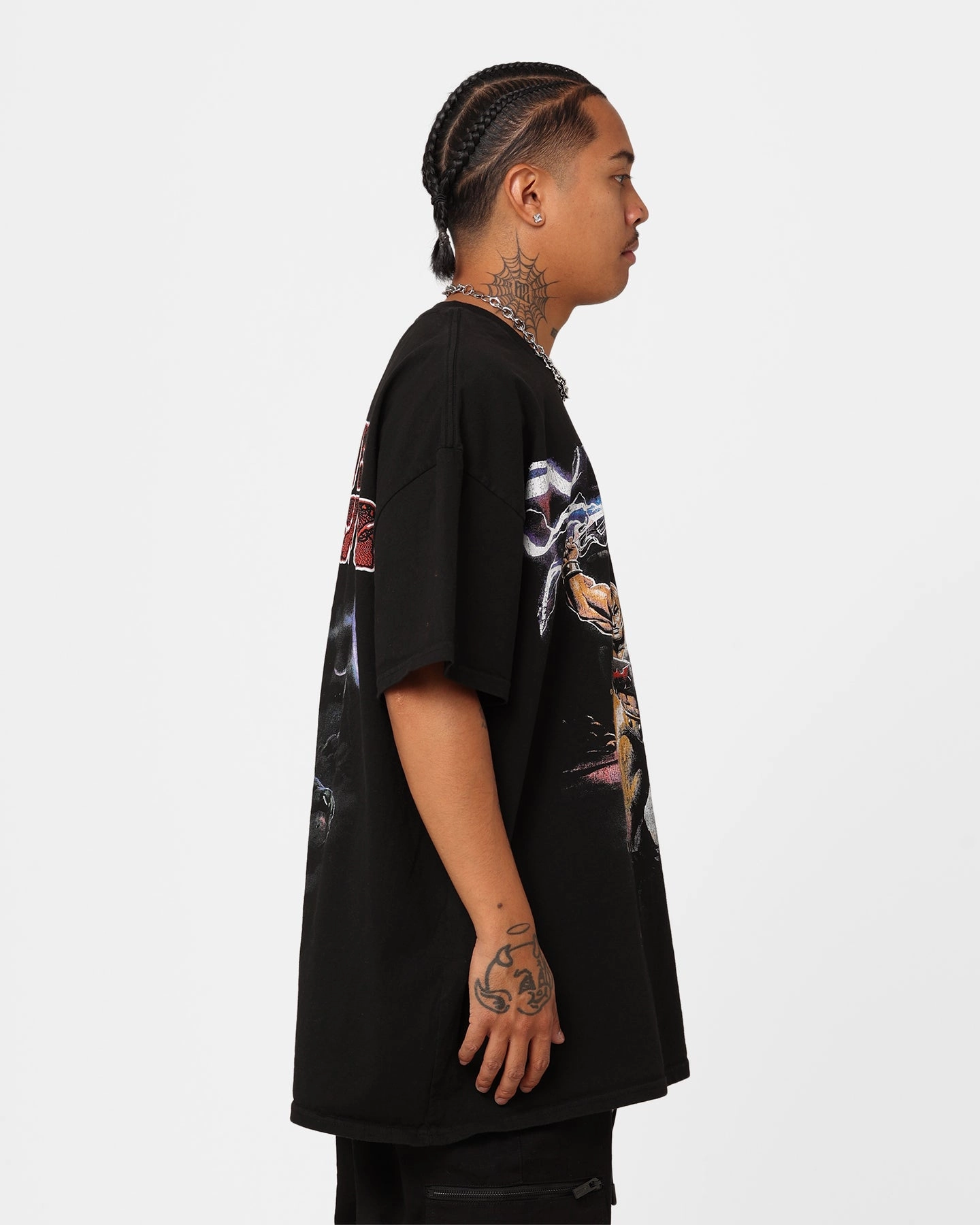 American Thrift X Masters Of The Universe He-man Heavyweight T-Shirt Black