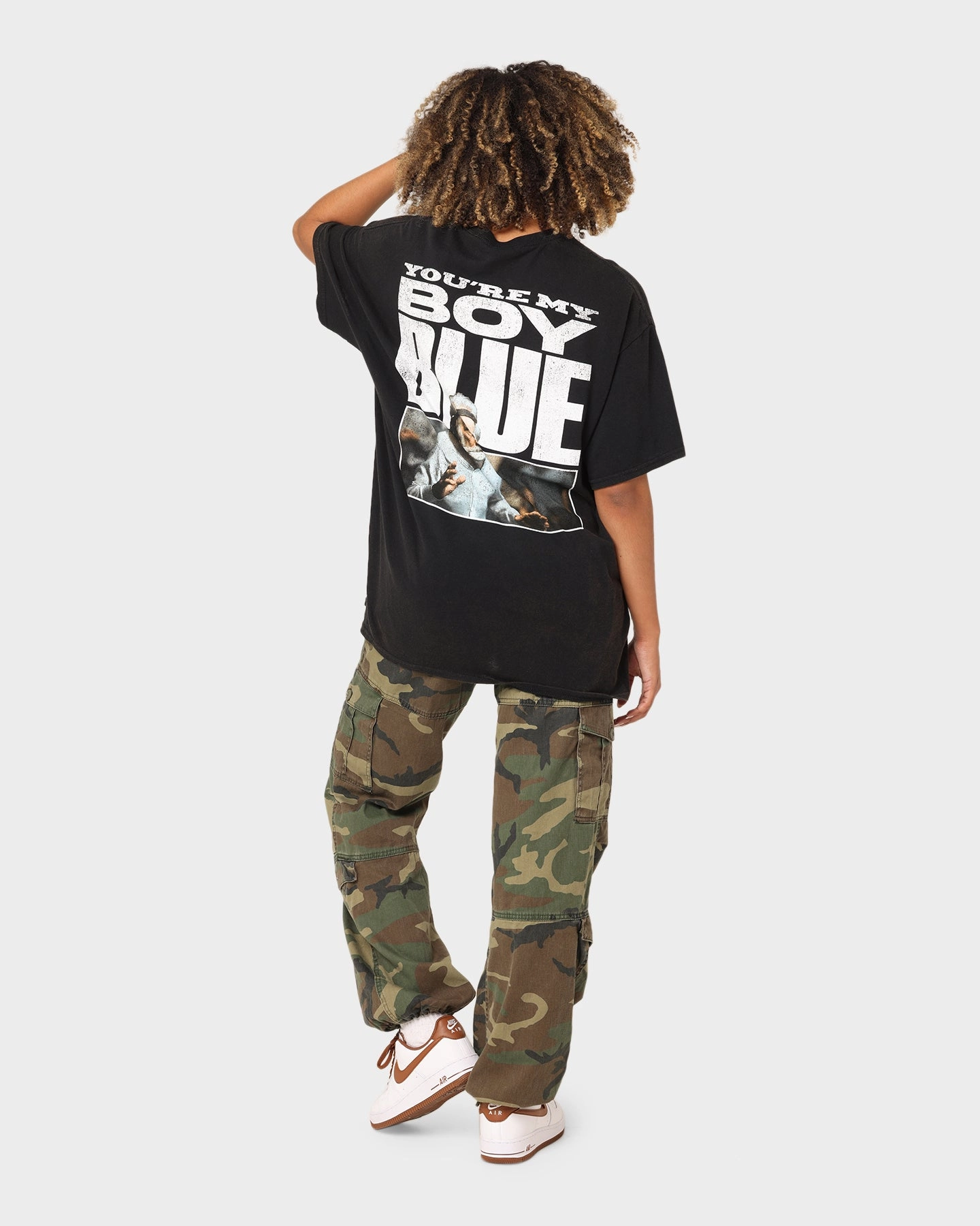 American Thrift X Old School Old School Vintage T-Shirt Black Wash