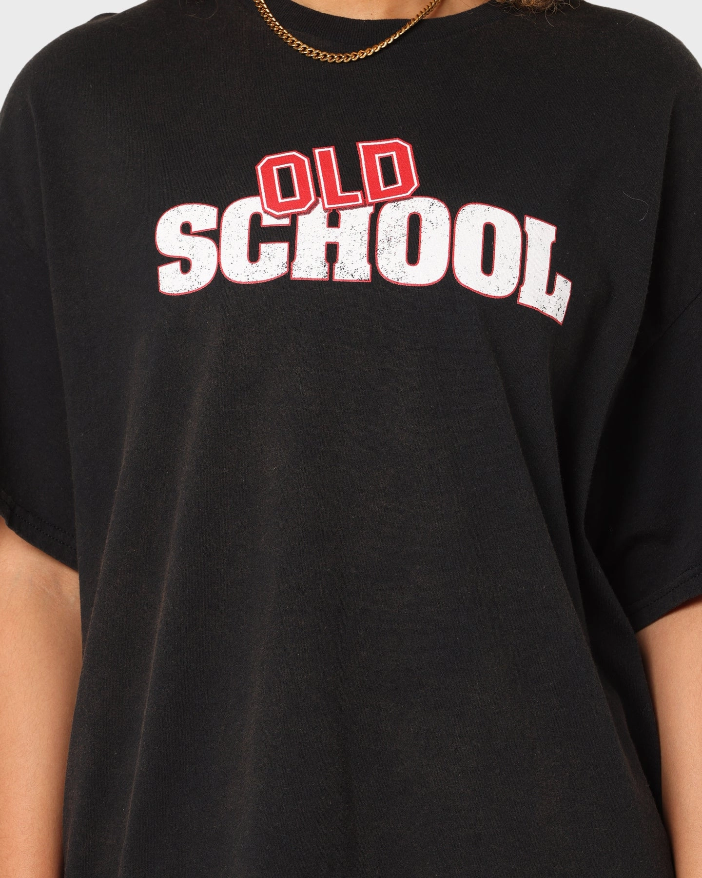 American Thrift X Old School Old School Vintage T-Shirt Black Wash