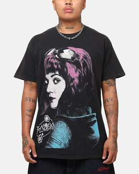 American Thrift X Scott Pilgrim Romona Flowers T-Shirt Black Wash