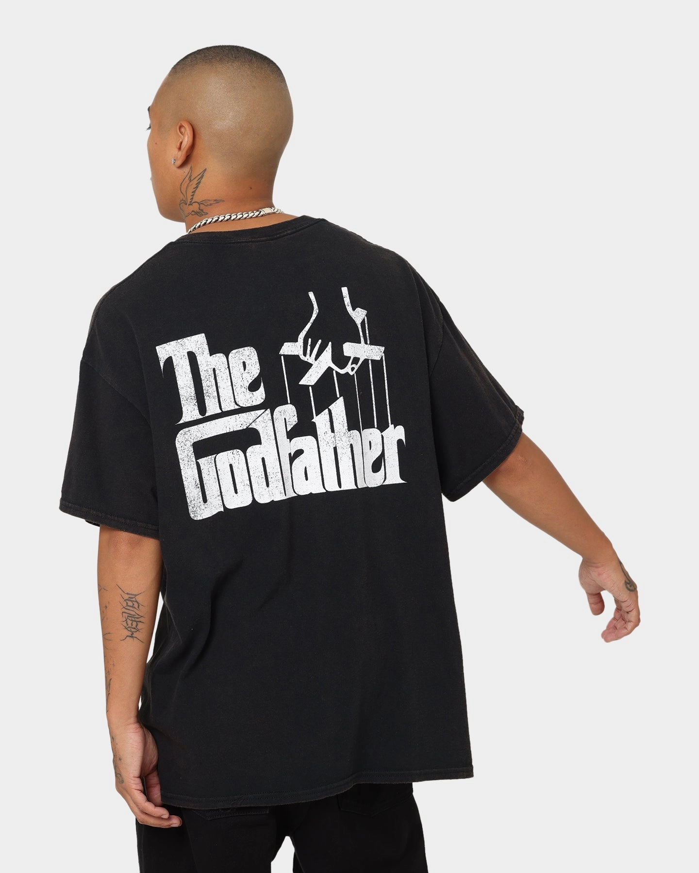 American Thrift X The Godfather The Don Vintage T-Shirt Black Wash