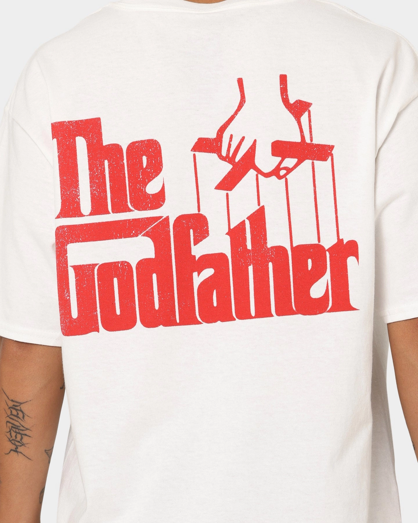 American Thrift X The Godfather The Godfather Cat T-Shirt White