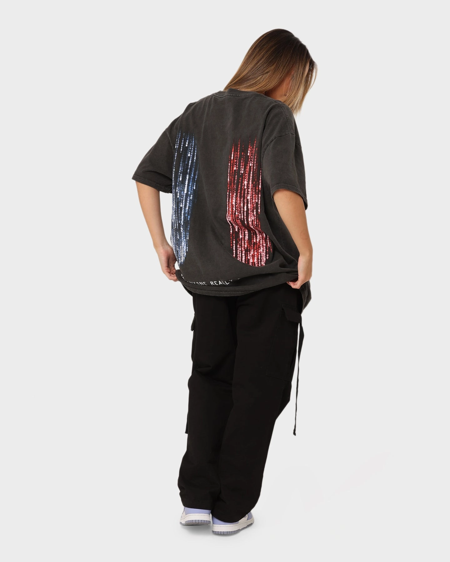 American Thrift X The Matrix Heavyweight Vintage T-Shirt Black Wash
