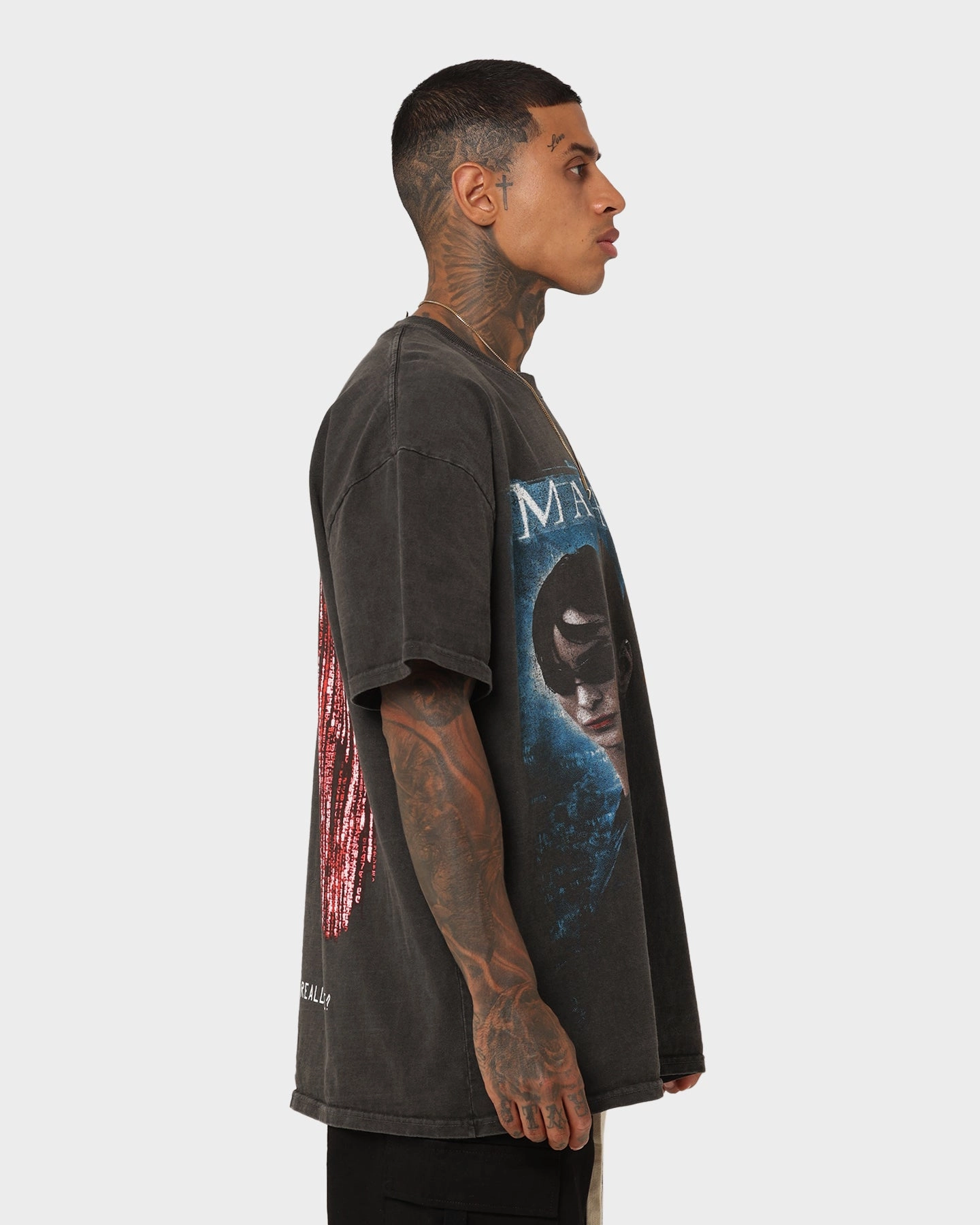 American Thrift X The Matrix Heavyweight Vintage T-Shirt Black Wash
