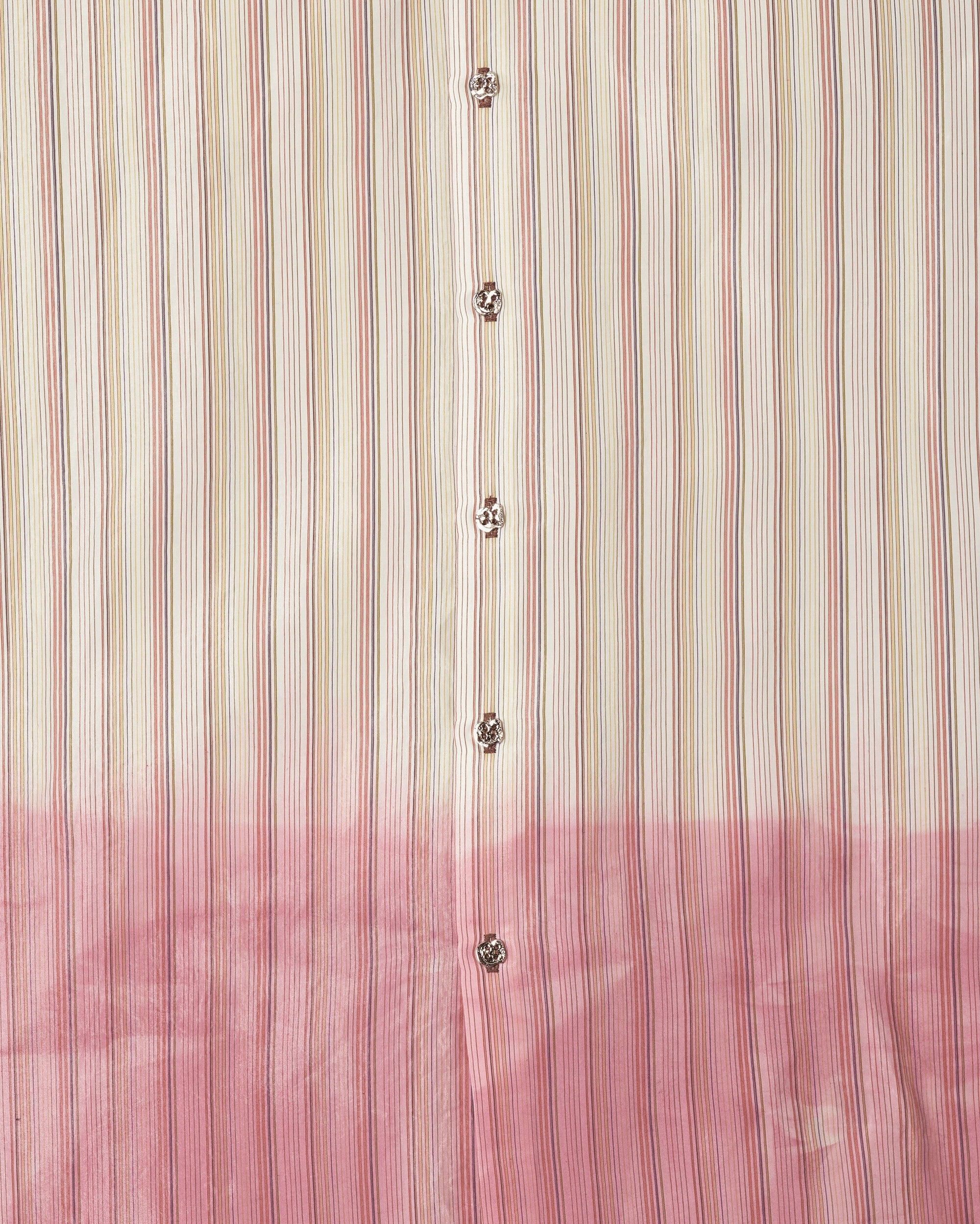 Andrea Dip-Dyed Hem Shirt Beige