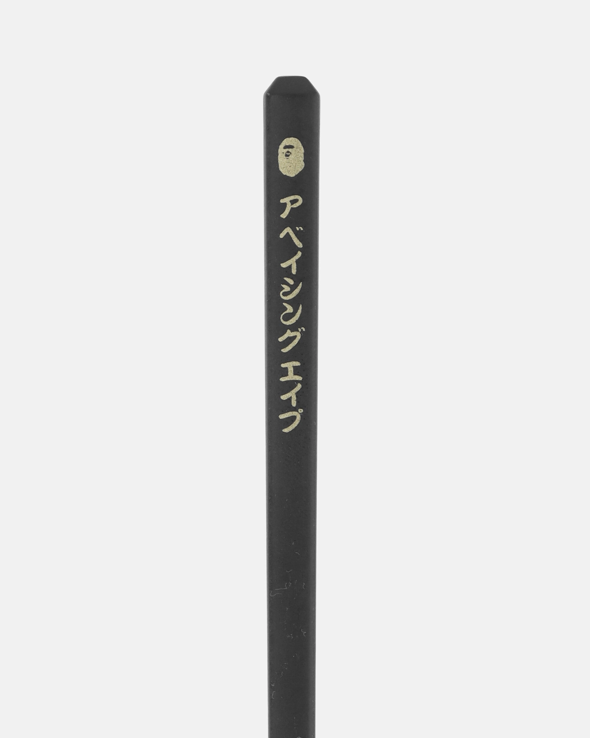 Ape Head Chopsticks & Chopsticks Rest Black