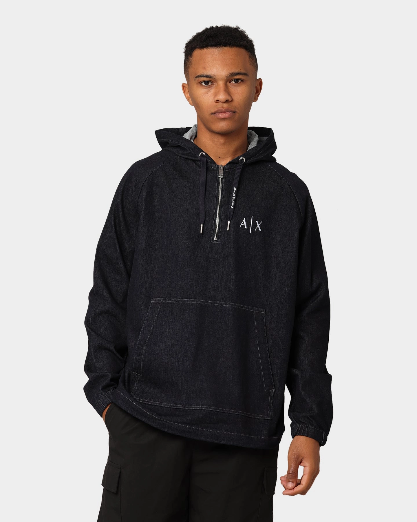 Armani Exchange Blouson Pullover Jacket Black