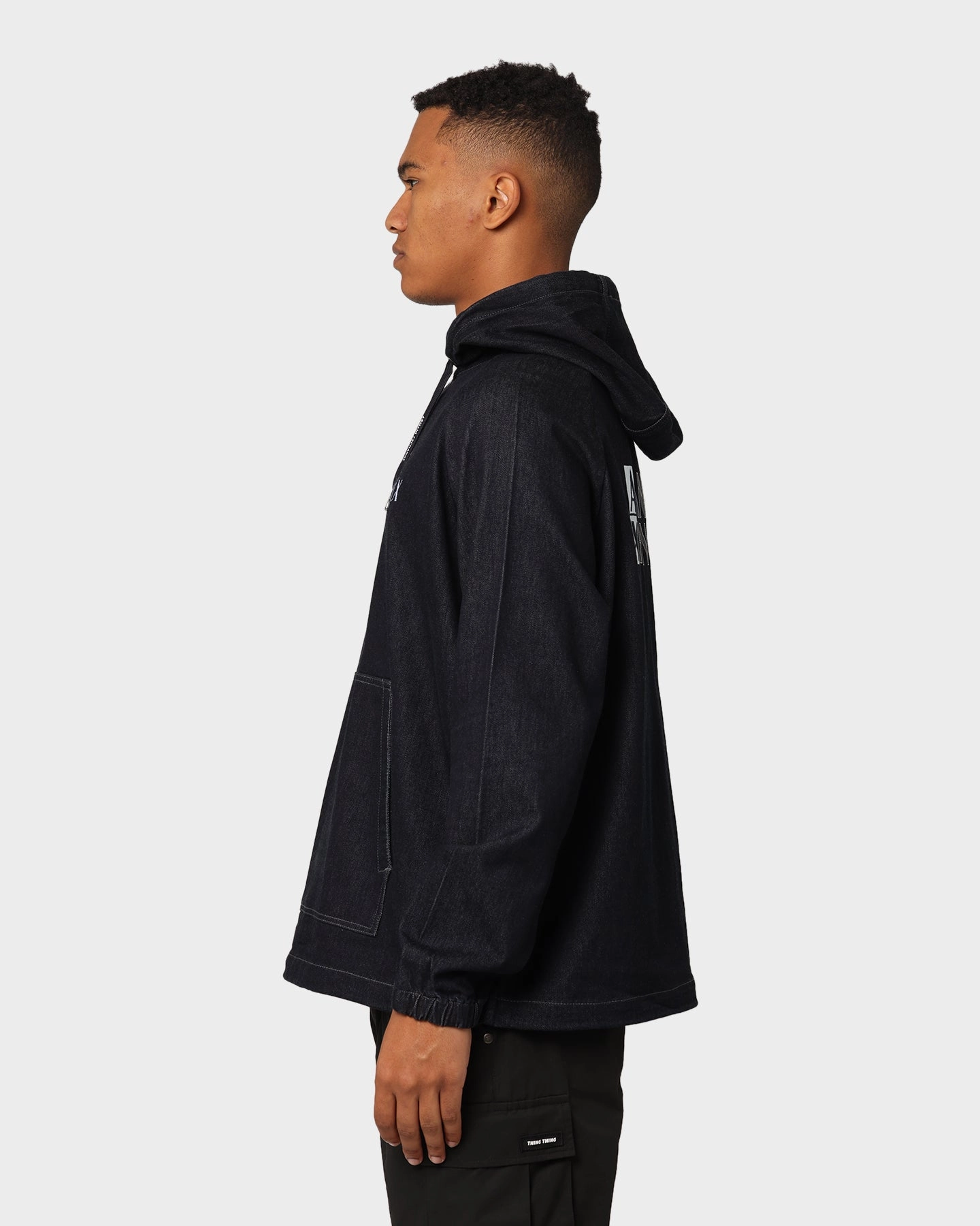 Armani Exchange Blouson Pullover Jacket Black