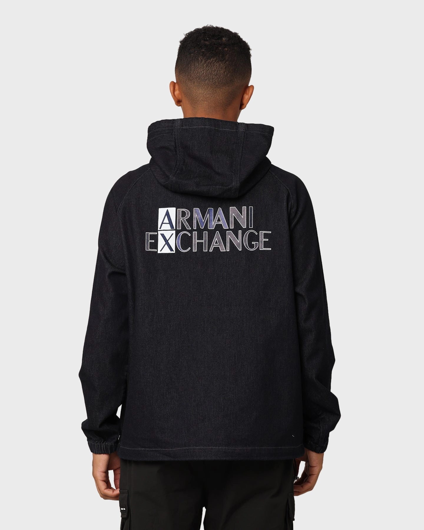 Armani Exchange Blouson Pullover Jacket Black
