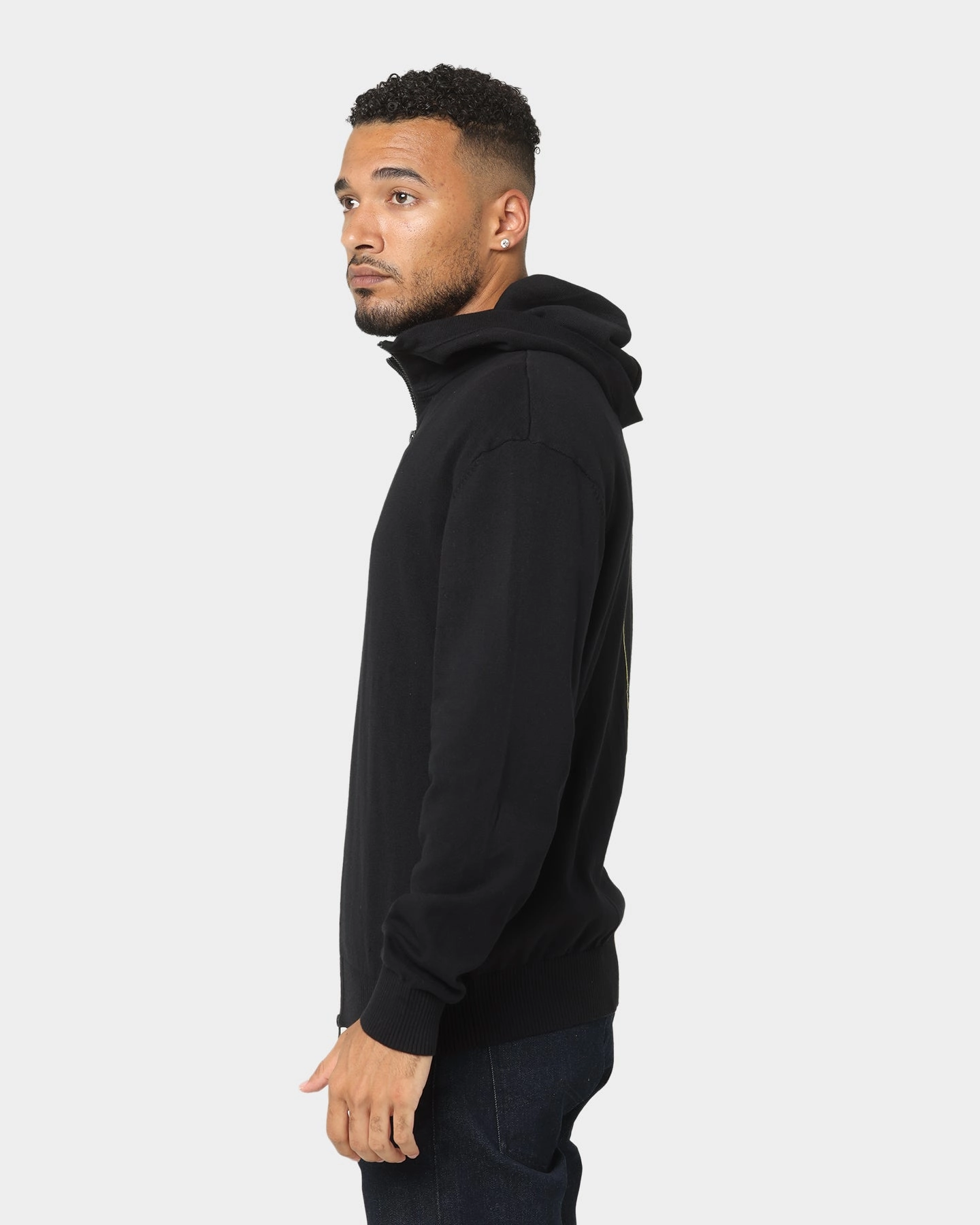 Armani Exchange Cardigan Hoodie Acid Yellow/Black