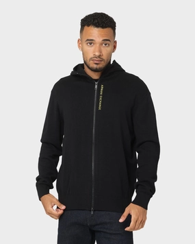 Armani Exchange Cardigan Hoodie Acid Yellow/Black