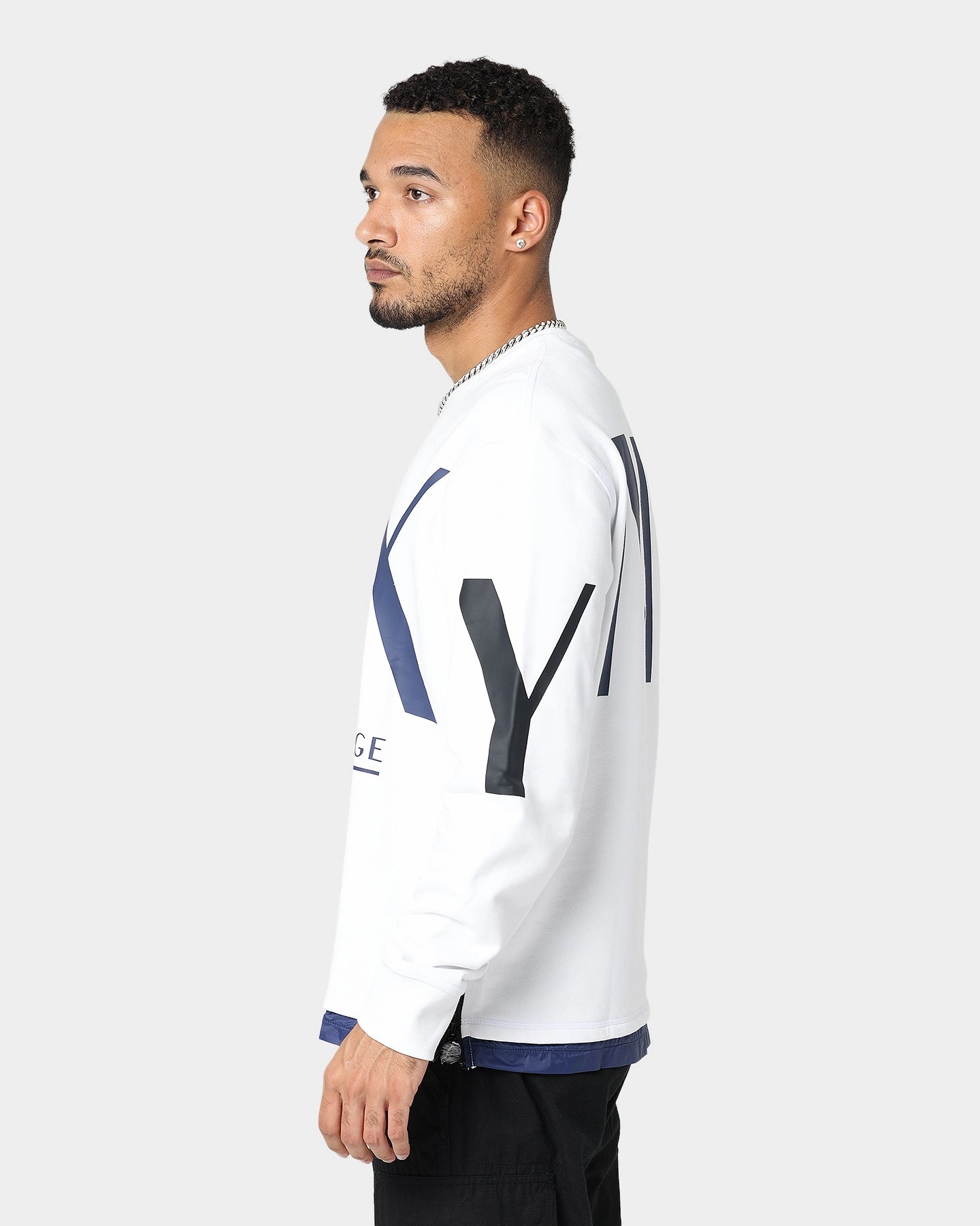 Armani Exchange Felpa Crewneck Off White