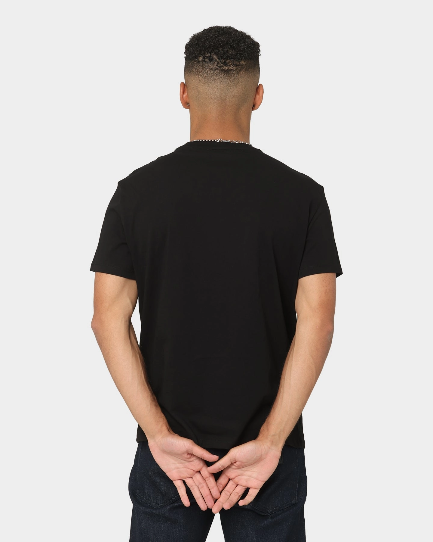 Armani Exchange Holographic Logo T-Shirt Black