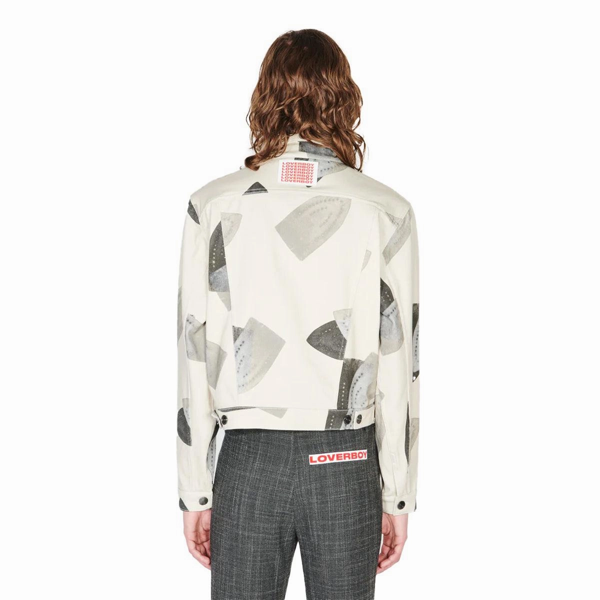 Art Denim Jacket 'Iron Print'