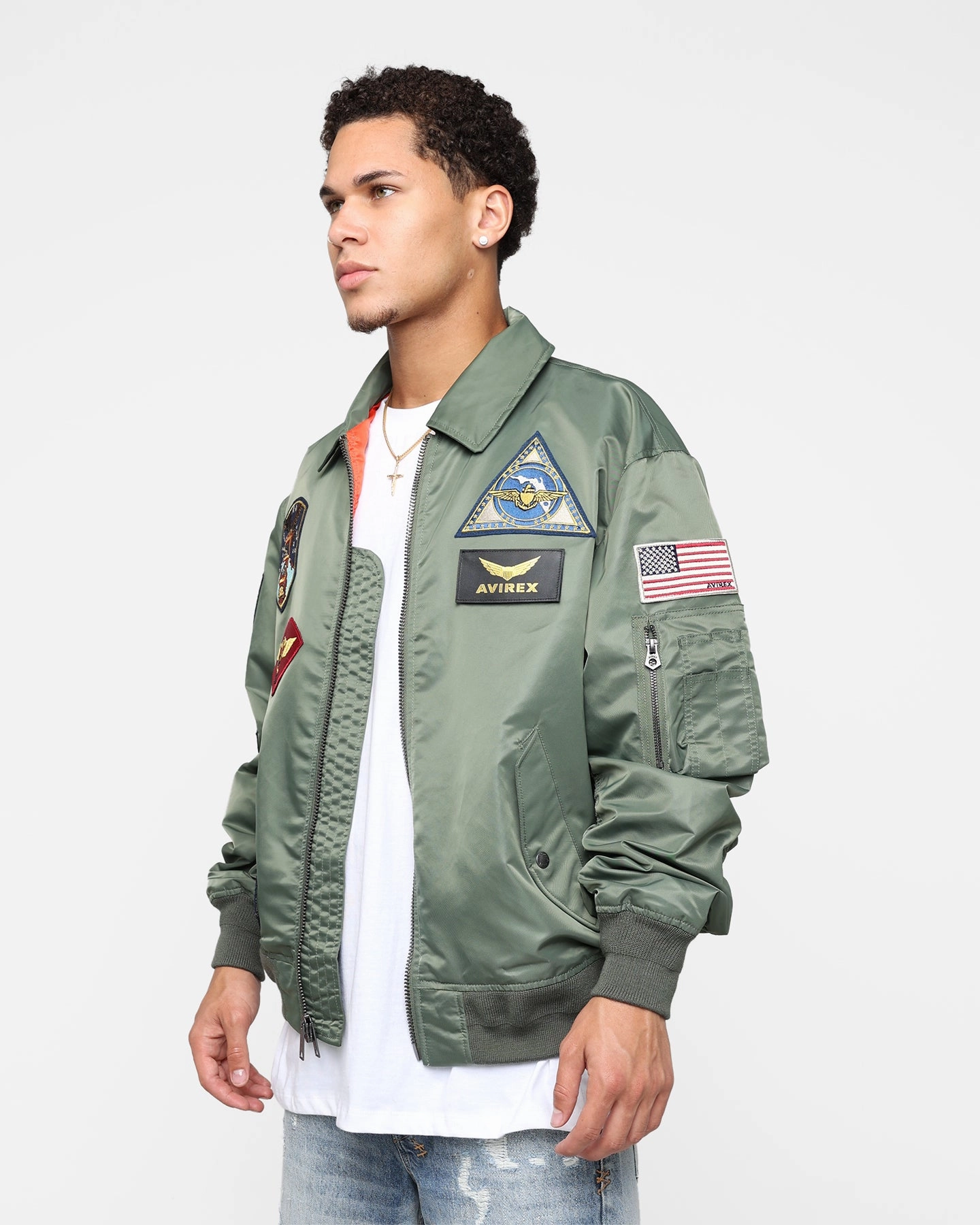 Avirex CWU-45P Flight Jacket Flight Green