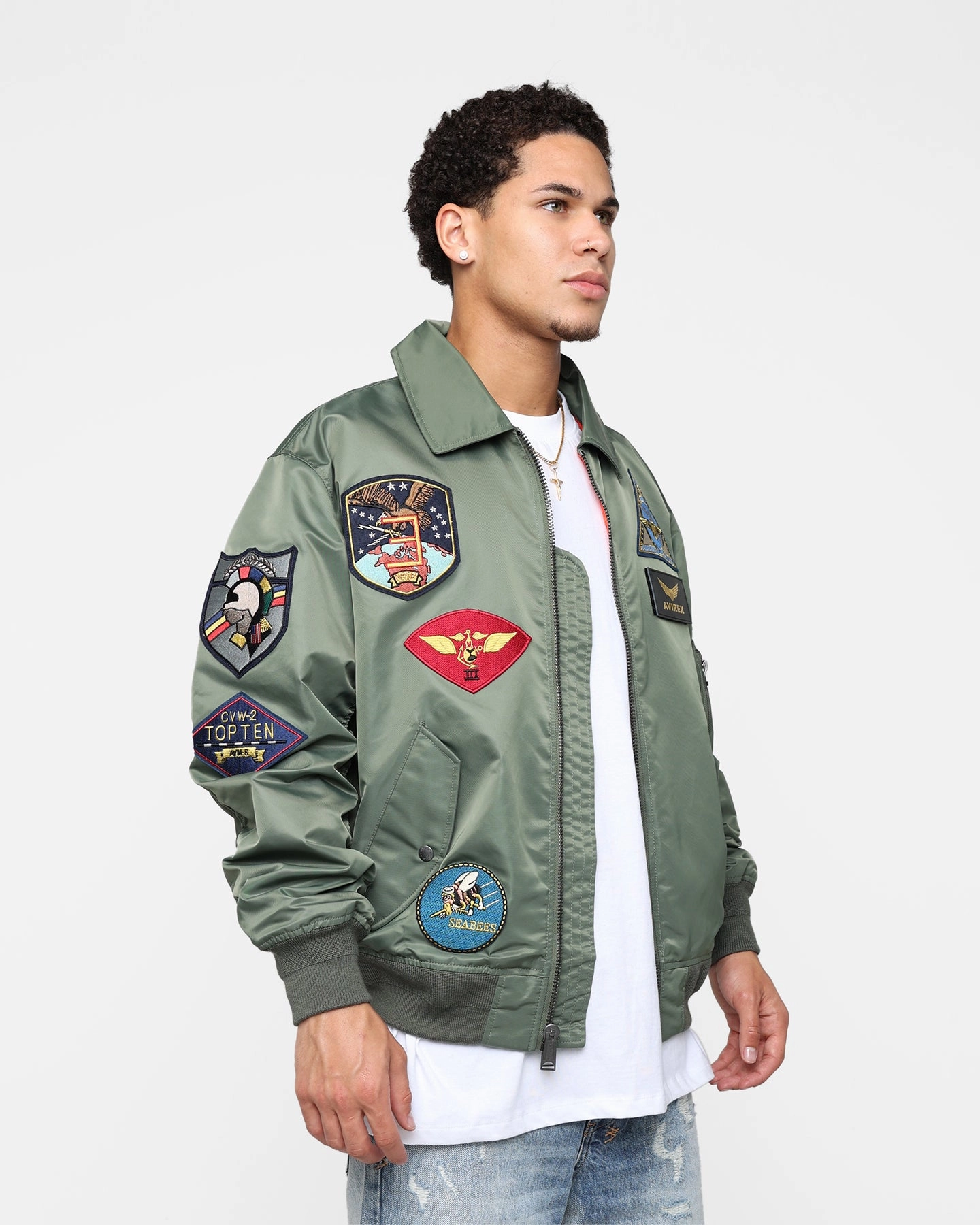 Avirex CWU-45P Flight Jacket Flight Green