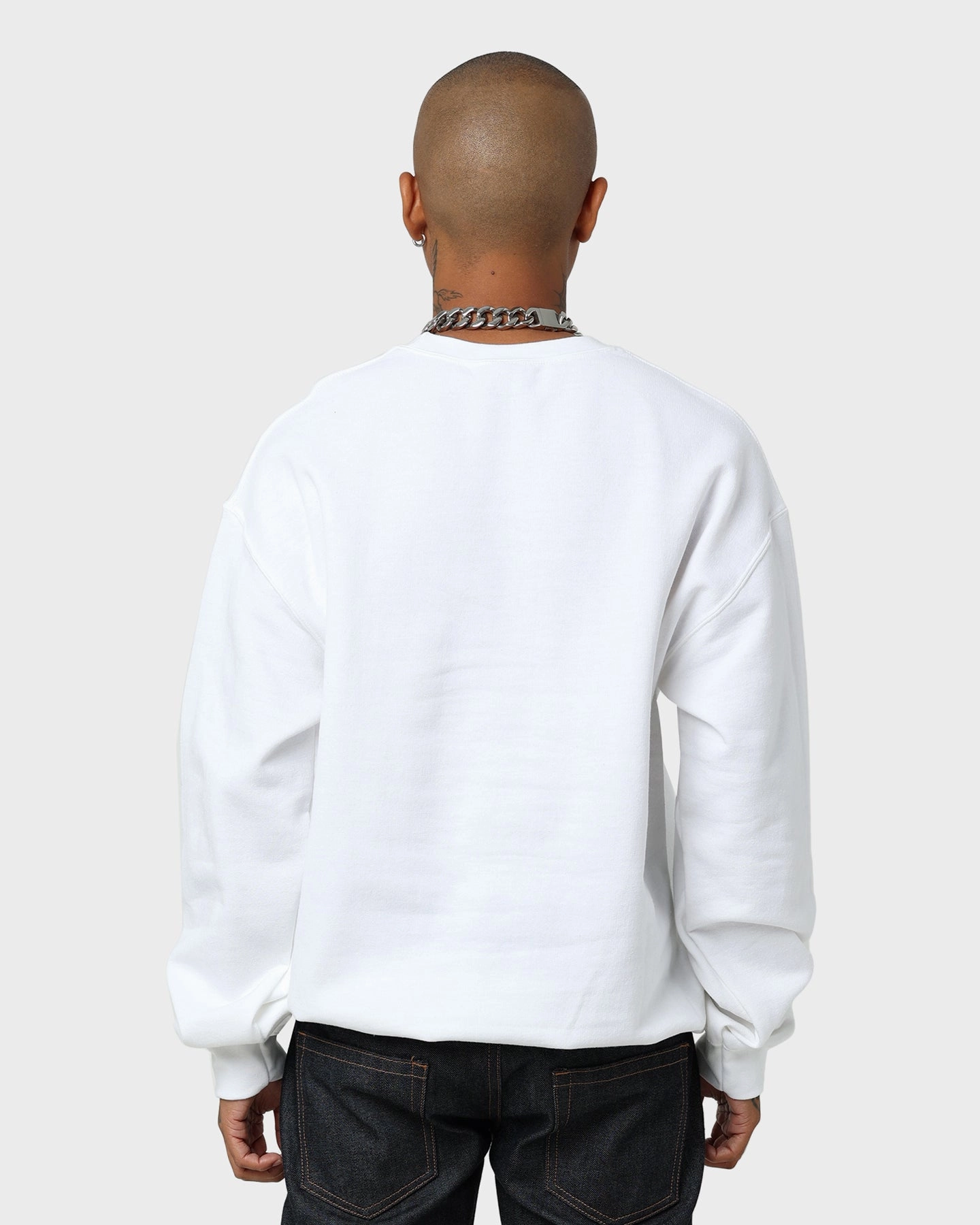 Beastie Boys Forest Animal Crewneck White