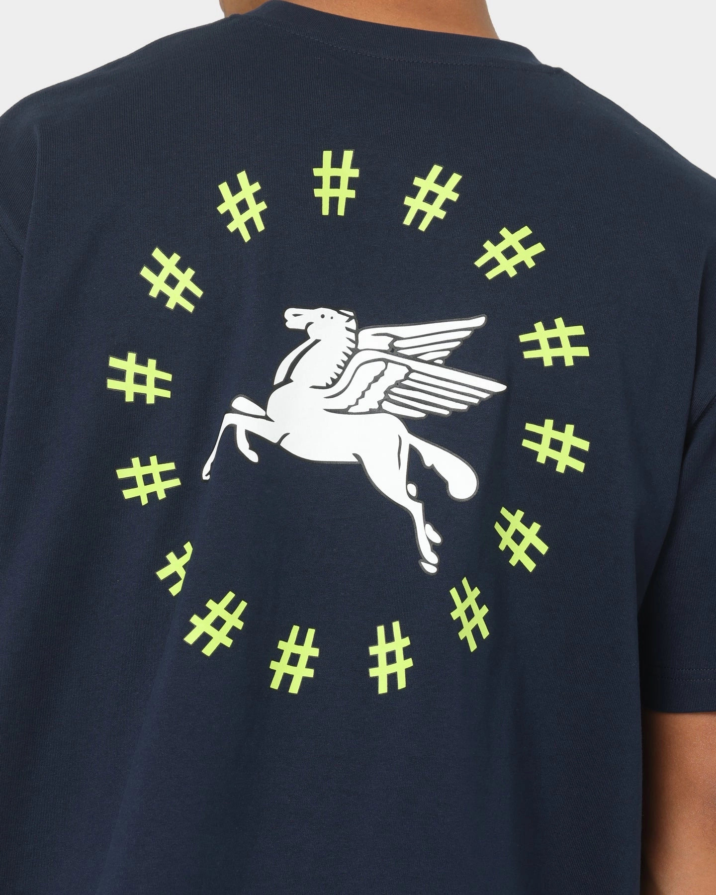 BEENTRILL Dark Horse Short Sleeve T-Shirt Navy Blazer