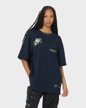BEENTRILL Dark Horse Short Sleeve T-Shirt Navy Blazer