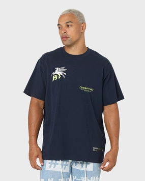 BEENTRILL Dark Horse Short Sleeve T-Shirt Navy Blazer