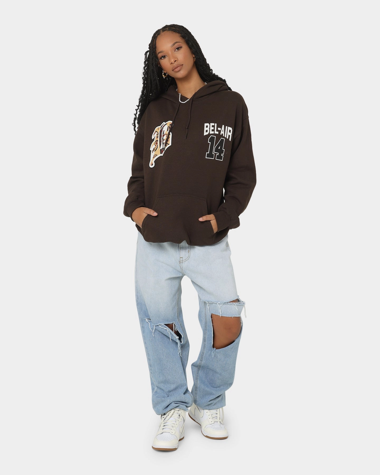 Bel Air Bel-Air 14 Hoodie Brown