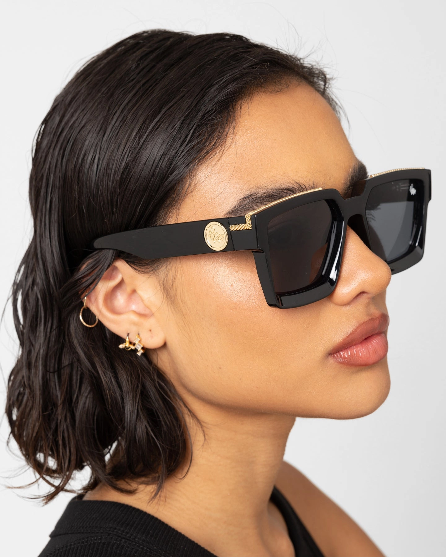Belvoir & Co Hendrix Billion Sunglasses Gloss Black