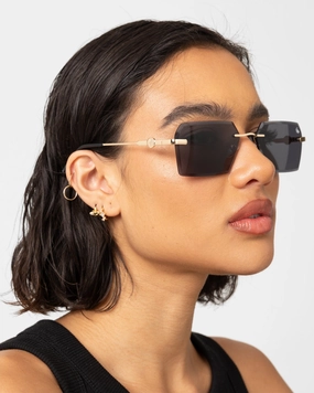 Belvoir & Co Kennedy Sunglasses Black/Gold