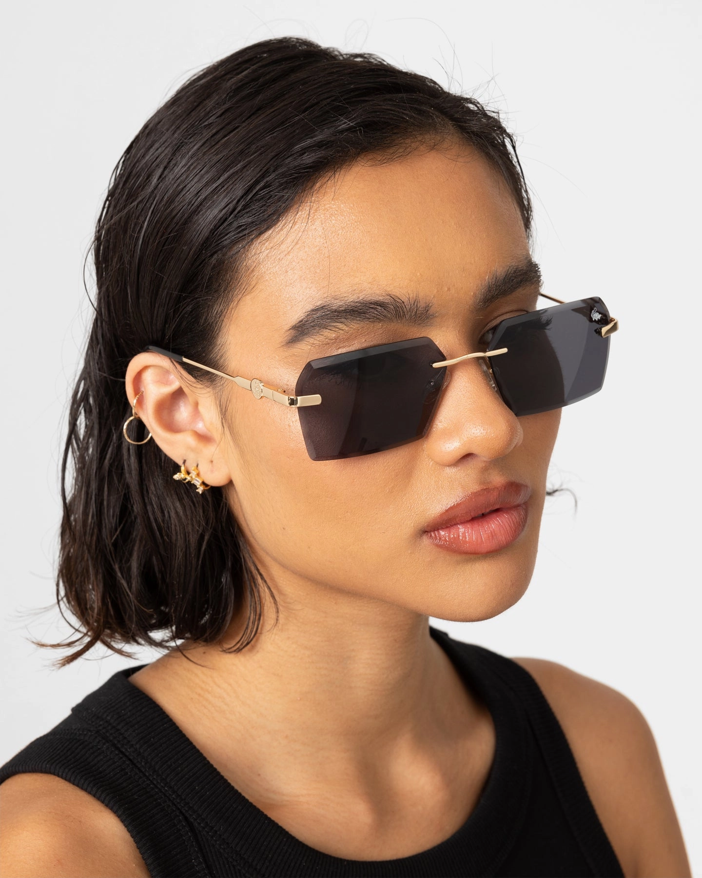 Belvoir & Co Kennedy Sunglasses Black/Gold