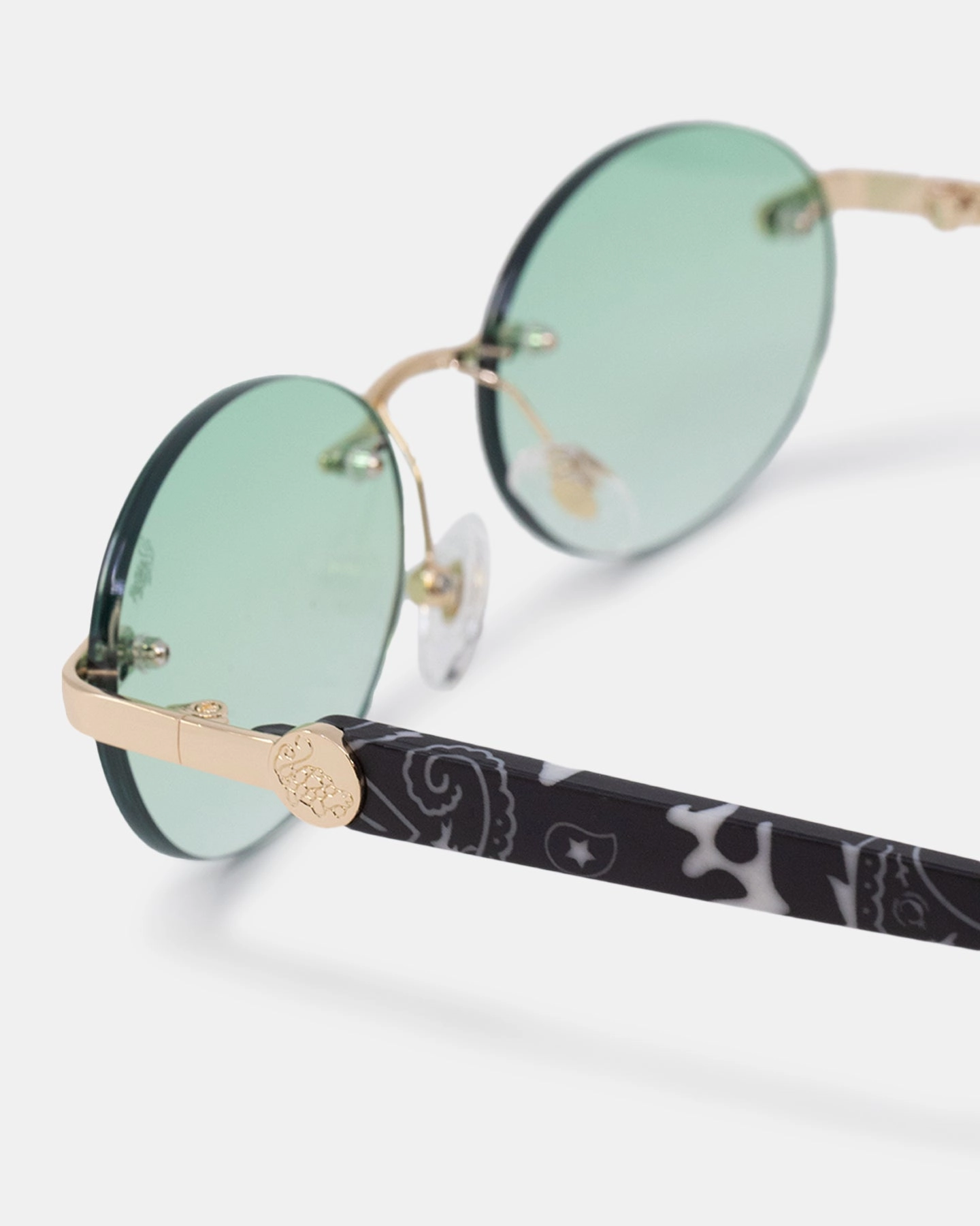 Belvoir & Co X Culture Kings Sancho Sunglasses Green/Gold/Black