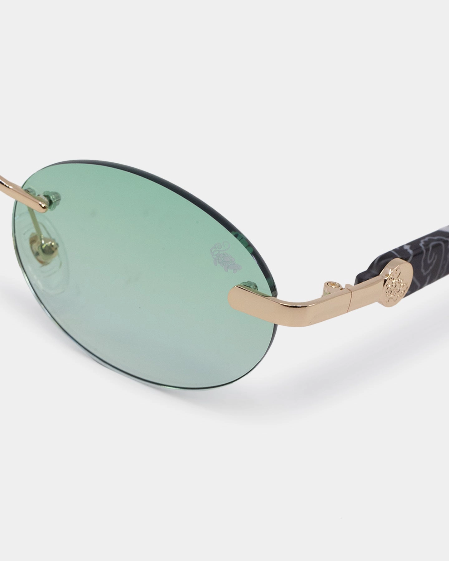 Belvoir & Co X Culture Kings Sancho Sunglasses Green/Gold/Black
