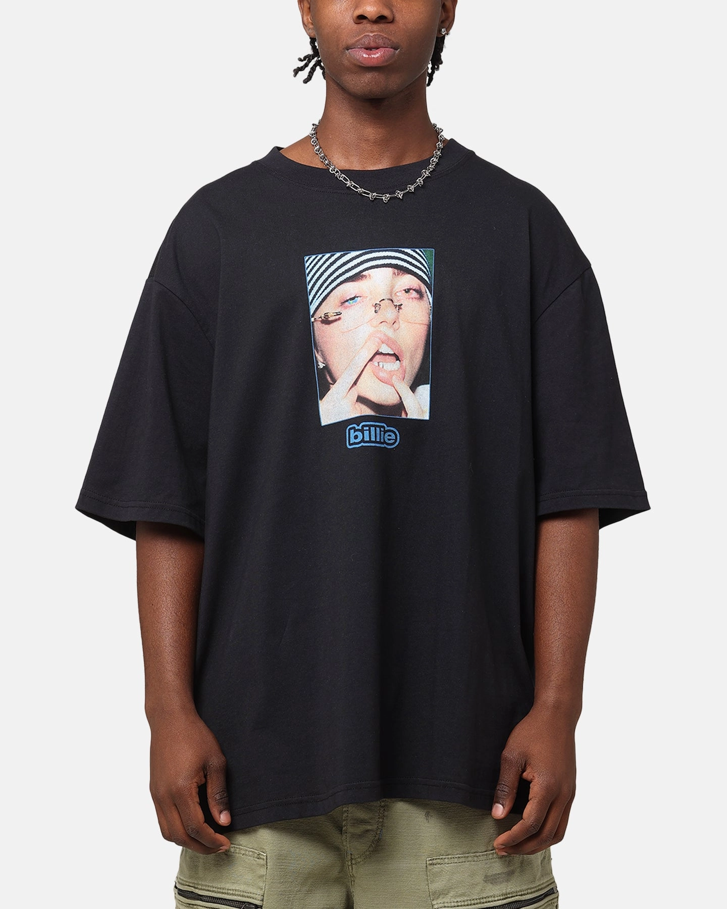 Billie Eilish Billie Gem Organic Cotton T-Shirt Black